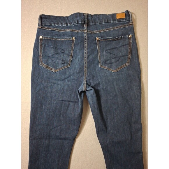 seven7 jeans Womens Sz 14 Blue Denim Classy Casual High Rise Tummless Slim Boot - Picture 11 of 11